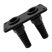 Couvercle de Protection pour Tuyau Hydraulique 2 en 1, Connecteur de Presse-Étoupe, Manchon de Câble, Serre-Câble à Fond Rond