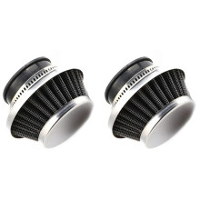 2 St 42 mm Luftfilter för 47cc 49cc 2-Takts Super Pocketbike Uppgraderingskit Minicykel Atv Aluminium Luftfilter Silver