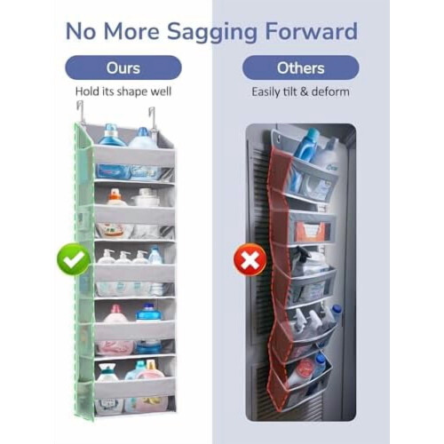 Over the Door Storage Organizer with PVC Windows 1