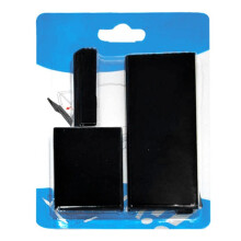 10 Stuks Zwart/Wit Geheugenkaartklepje Afdekking 3-Delig voor Console Vervanging Wit