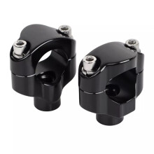 Motor 1.5Inch Handlebar Riser Clamp 1-1/4Inch Tall Kit for Softail Custom FXSTC