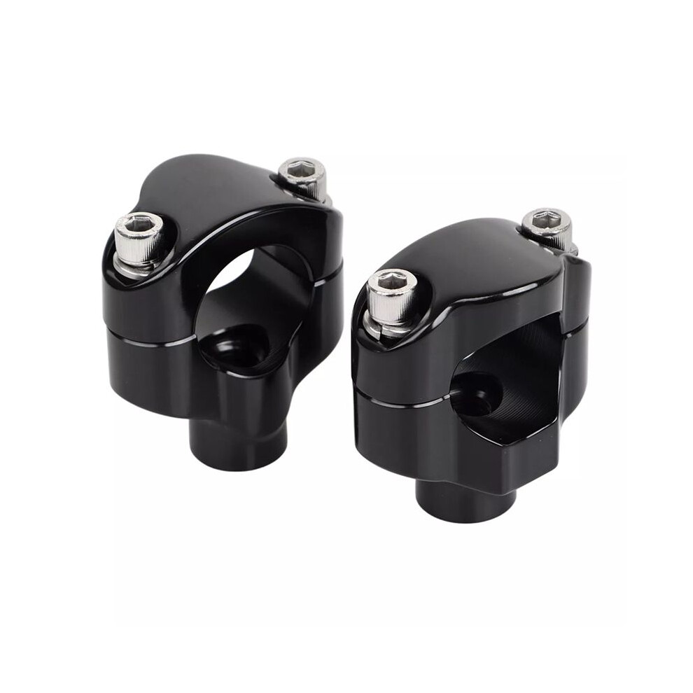 Motor 1.5Inch Handlebar Riser Clamp 1-1/4Inch Tall Kit For Softail Custom Fxstc 6033939294022