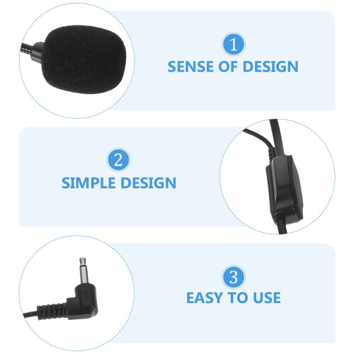 2pcs Headset Condenser Microphone Multi Professional Design for Singing and Hosting 2