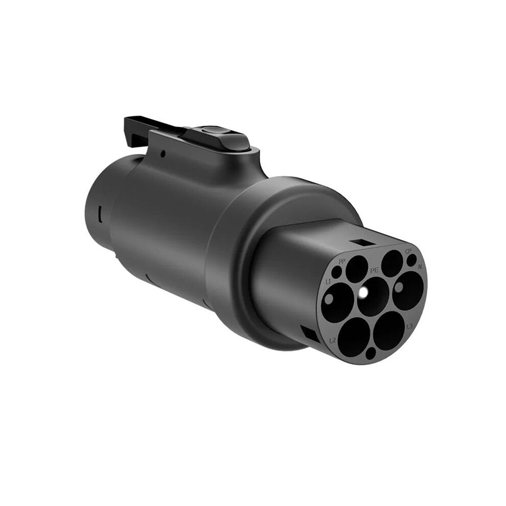 Iec62196 Type 2 To Sae J1772 Type 1 Ev Adapter Charging Convertor 250V 32A Type2 To Type1 Charger Converter Adaptor 6031368523737
