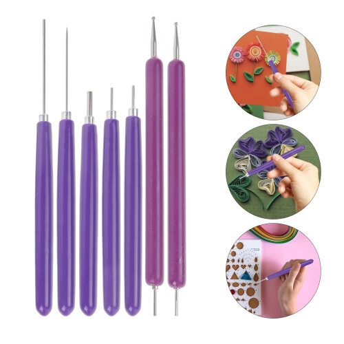 Σετ στυλό quilling1 Σετ εργαλεία quilling με ρολό χαρτιού Εργαλείο curling χειροτεχνίας για 2