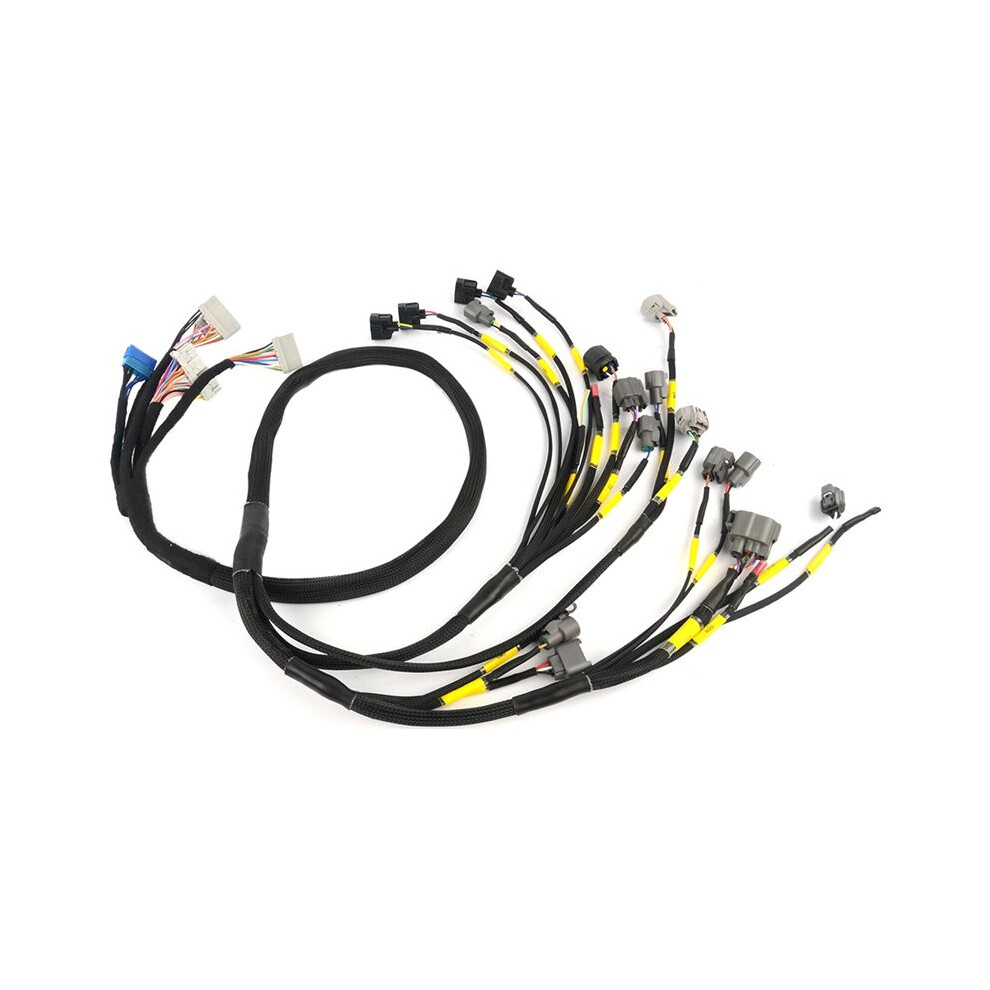 Cnch-Obd2-1 Engine Motor Wiring Harness For Integra B16 B18 D16 Ek Eg Em Tucked Obd2 Budget D & B-Series 4711120491024