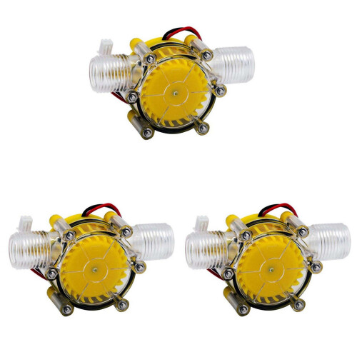 3X 10W Water Flow Pump   Generator Turbine Flow Hydraulic Conversion 12V