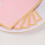 Χαρτοπετσέτες φαγητού BalsaCircle50Pink Απλές Soft2Ply με Χρυσό Φύλλο Αλουμινίου, 8