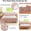 King Pink Boho Comforter Set Down Alternative 7-Piece 5