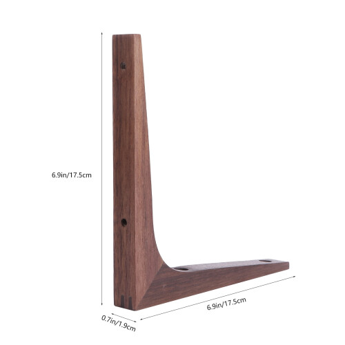 Schwerlast-Eckwinkel aus Holz für schwebende Regale 1