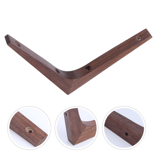 Schwerlast-Eckwinkel aus Holz für schwebende Regale 2