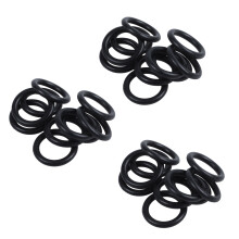 30 Pcs Black Rubber Oil Seal O-Rings Seals Washers 16 x 11 x 2.5mm