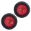 3X Rocker  Bipolar  OFF Red 3 Pins 220V 1