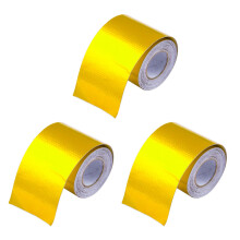 3X Reflect A Gold Thermal Tape Air Intake Heat Insulation Shield Wrap Reflective Heat Barrier Self Adhesive Engine