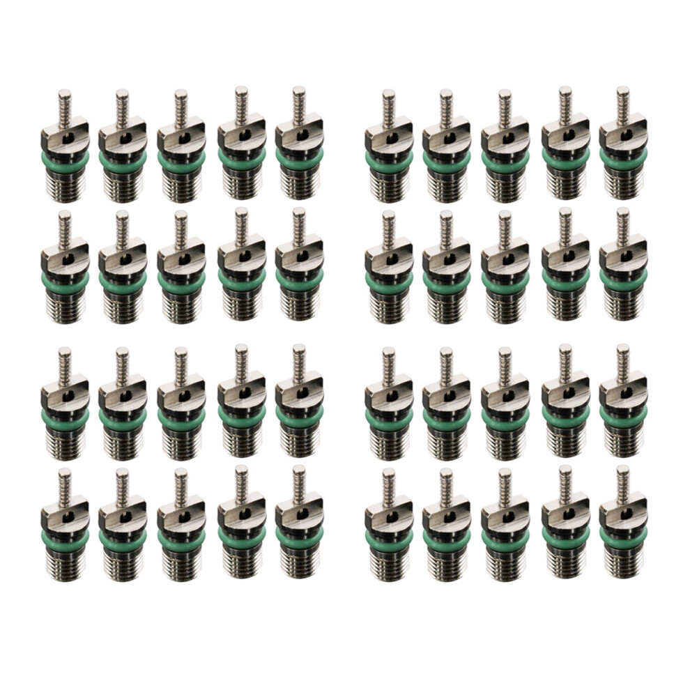 40Pcs Car Ac R134a Valve Core Needles Assortment 134A Refrigerant Heat Resistant 6032787115466