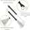 6 Inch Koebel en Koebelklem, Koebelhouder, Percussieaccessoire, Verstelbare Trommelkoebelhouder 4