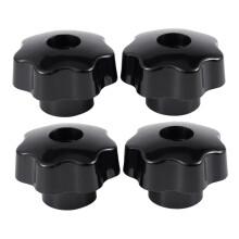 4 szt. Nakrętki z gwintem wewnętrznym m10 50mm plastikowa gałka zaciskowa z łbem w kształcie gwiazdy