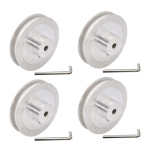 4X,5mm Bore GT2 80T Pulley Synchronous Wheel 2GT Timing Belt Pulley 80 Teeth for Voron 2.4 3D Printer 6mm Width Belt