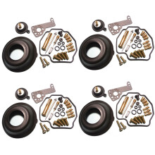 4X Motorcycle Carburetor Repair Kit Main Jet Sub for VMAX V-Max 1200 VMX12