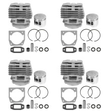 4 Set Diametro 45mm Cilindro E Pistone Per Motosega Set Per 52 Pezzi di Ricambio Per Motosega 52Cc Per Ricambi