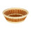Plastic Imitation Rattan Storage Basket – 25x25x8cm 2