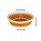 Plastic Imitation Rattan Storage Basket – 25x25x8cm 3