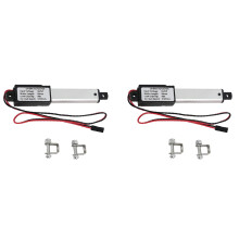 2X Micro-Linear Actuator,2 Inch Stroke, 90N/20.3Lb, Speed 9.5mm/S Electric Waterproof Actuator Motor Linear Actuator 12V