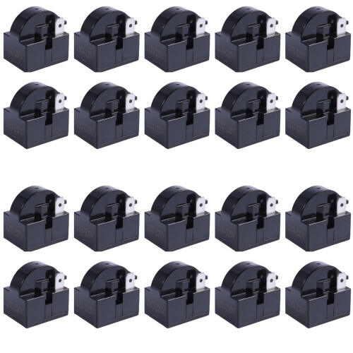 20X Plastic Case 22 Ohm 2 Pins PTC  Relay for Refrigerator 1