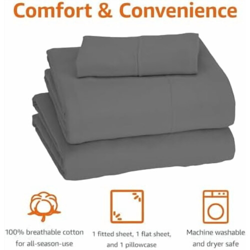 Cotton Jersey Sheet Set Full 3-Piece 2