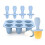 Chewable Ice For 6 Cavity Silicone With Edges Iced Maker,Blue 2