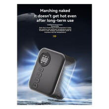 Exquisite Portable Digital Display Inflatable Treasure Suitable for Mountain Road Bicycle Motorcycle Car Inflator