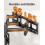 Suporte de parede EconoMe Full Motion para TVs de 26 a 65 polegadas, giratório e inclinável, VESA 400x400mm, 45kg, compatível com vigas de madeira 8