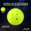Precision Molded Holes Multicolor High Quality Padel Balls for Outdoor Training Accessoriess 3