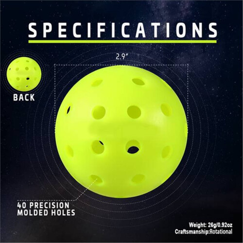 Precision Molded Holes Multicolor High Quality Padel Balls for Outdoor Training Accessoriess 2