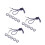 18Stk Navy Handschuhhalter Nylon Kindersicher Skihandschuh Clips 6