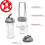Personal Blender - Two 828ml Cups - High, Low & Pulse Modes - 300W - White 2