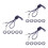 18Stk Navy Handschuhhalter Nylon Kindersicher Skihandschuh Clips 9