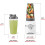 Personal Blender - Two 828ml Cups - High, Low & Pulse Modes - 300W - White 5