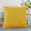 Linen Throw Pillow - Thickened Solid Color Decorative Cushion with Soft Inner Filling - Versatile Home Decor Accent 4