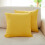 Linen Throw Pillow - Thickened Solid Color Decorative Cushion with Soft Inner Filling - Versatile Home Decor Accent 5