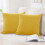 Linen Throw Pillow - Thickened Solid Color Decorative Cushion with Soft Inner Filling - Versatile Home Decor Accent 6