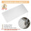 6 Pcs Shelf Liners of Wire Shelf System Plastic Shelf Liners Mats for Wire Shelving 3