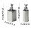 Stainless Steel Toothpick Holder - Automatic Toothpick Holders Container Push Type Toothpick Dispenser Square 8