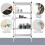 6 Pcs Shelf Liners of Wire Shelf System Plastic Shelf Liners Mats for Wire Shelving 7