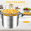 Friteuse Multifonctionnelle Portable en Acier Inoxydable avec Panier-Passoire 3