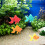12 buc colorate false pește model acvariu decorativ simulare Goldfish 3