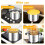 Friteuse Multifonctionnelle Portable en Acier Inoxydable avec Panier-Passoire 5