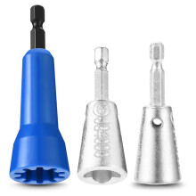 3-Pack Draadtwister voor Boormachine met 1/4 Inch Zeskantschacht, Draadmoertwister voor Boormachine, Boordraadtwister