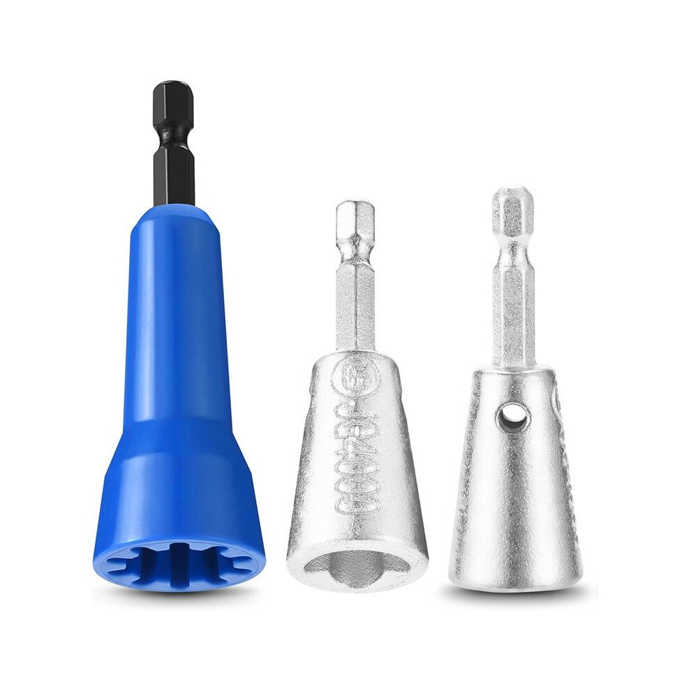 3 Pack Wire Twister Tool For Drill With 1/4Inch Hex Shank,Electrician Tools Wirenut Twister For Drill,Drill Wire Twister 4712293716419