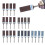 24pcs for  Rotary Tool Sanding Drums, 400-2000 Grit Sander Bits Kit for Polishing Grinding 8